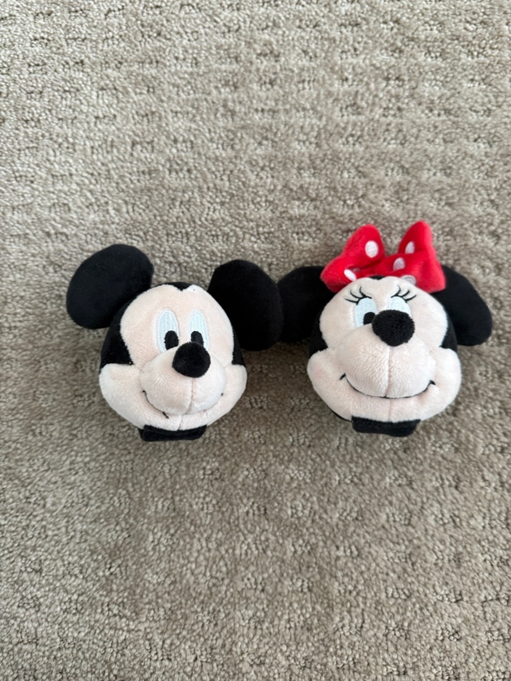 Disney Mickey and Minnie Plush Headband attachment - Black, Red, White